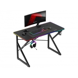 HUZARO Hero 1.7 RGB Black 120cm herný stôl