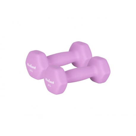 Sada liatinových a neoprénových činiek HEX REBEL RBA-2330-2 2x2kg