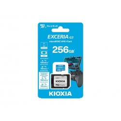 Pamäťová karta KIOXIA micro SD 256 GB UHS-I U1 s adaptérom