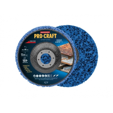 Brúsny kotúč Clean & Strip 125mm PROCRAFT SD-S125