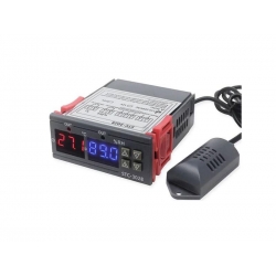 Digitálny termostat a hygrostat STC-3028, napájanie 230VAC