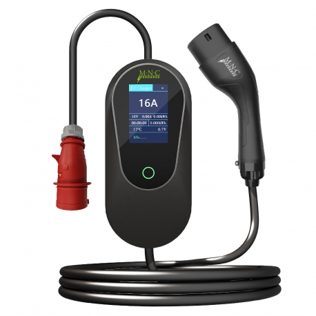 Nabíjacia stanica pre elektromobily taškou – EVSE Type2 – 5 m – max. 11 kW – 3 x 16A – 400V AC