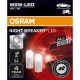 Autožiarovka LED 12V W5W OSRAM studená biela 2ks