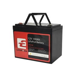 Batéria LiFePO4 12,8V 100Ah TE12100 LITHTECH Bluetooth, BMS, IP67