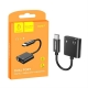 DENMEN DU07 USB-C/JACK 3,5 mm adaptér (na počúvanie hudby)
