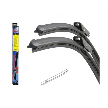 Stierače FLAT SET (BOLT) 610+450mm