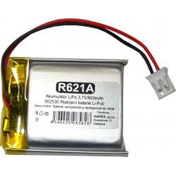 Nabíjacia batéria LiPo 3,7V/ 600mAh 802530 HADEX
