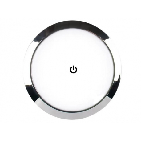 LED podhľadové svetlo do karavanu s dotykovým vypínačom 12-24V - 7,3cm