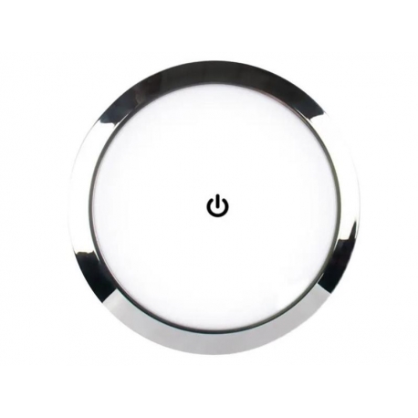 LED podhľadové svetlo do karavanu s dotykovým vypínačom, 12-24V - 18cm