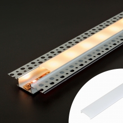 LED hliníkový profilový kryt – opál – 1000 mm (pre 41026A1)