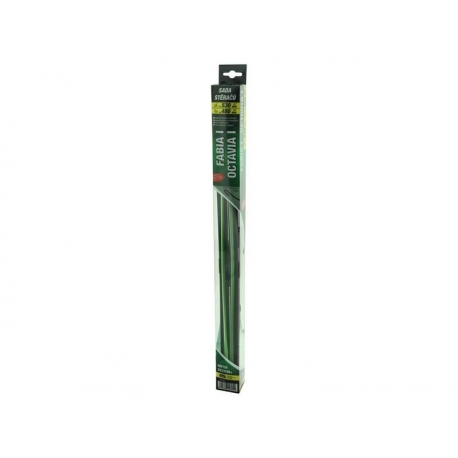 Ploché stierače COMPASS FLAT SET 530+480 mm GREEN OCT I/FAB I