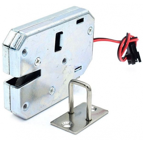 Elektrický zámok XG-07C 12VDC 1,8A strieborný