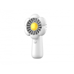 Mini ručný ventilátor LLD-F83F, biely