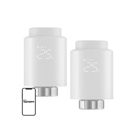 Inteligentná termostatická hlavica SONOFF TRVZB Zigbee, sada 2 ks