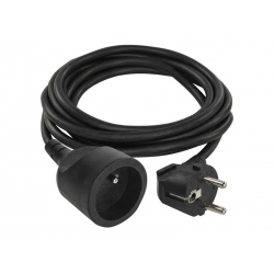 Predlžovací kábel s 1 zásuvkou EMOS PC0113R, 3 m