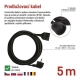 Predlžovací kábel s 1 zásuvkou EMOS PC0115R, 5 m