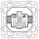 Zásuvka ELECTROMALT OVAL OVA1011B čierna