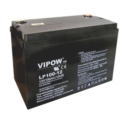 Olovnatá batéria VIPOW BAT0225 12 V 100 Ah