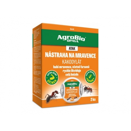 Pasca na mravce AGROBIO Atak Kakodylat, 2 ks