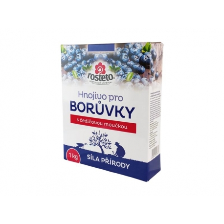Hnojivo pre čučoriedky ROSTETO s bazaltovým práškom 1 kg
