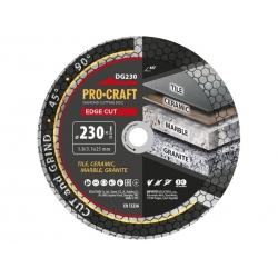 Diamantový rezací kotúč PROCRAFT DG230 Edge Cut 230 mm