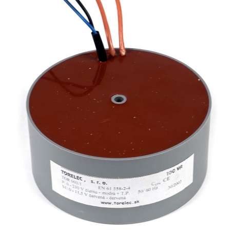 Toroidný napájací transformátor z 230V na 11,5V * 100VA