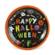 Halloweenový papierový tanier - "Happy Halloween" - okrúhly - 23 cm - 8 ks / balenie