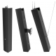 Čierna 4" 2-p. reprosústava INTUSONIC * 140W * 4ohm * 90-18000Hz * 90dB