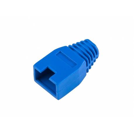 Kryt gumový pre konektor RJ45, modrý